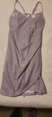Midnight Doll Lavendar Shimmery Dress Sz 7