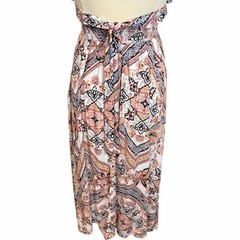 ABEL THE LABEL Anthropologie Boho Chic Charlotte Halter Floral Maxi Dress, XS