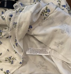 Vintage Forever 21 Y2K Floral Mini L Coastal Romantic Summer Dress