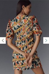FARM Rio Puff Sleeve Fitted Mini Dress (originally $258)
