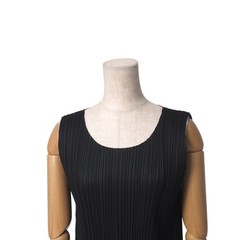 2022AW PLEATS PLEASE ISSEY MIYAKE Pleated Dress Size 3 Pleats Crew Neck Sleevel