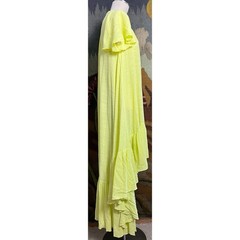 Devotion Twins High Low Neon Lime Maxi Dress S