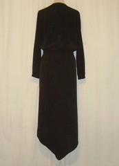 BEAUTIFUL SASS&BIDE BLACK SILK MIDI MAXI DRESS US 6 AUS/UK 10 « LOVE TO LOVE »