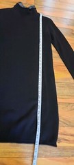 Philosophy Womens Pull On Turtleneck Knit Sweater Dress Size S Black NWT