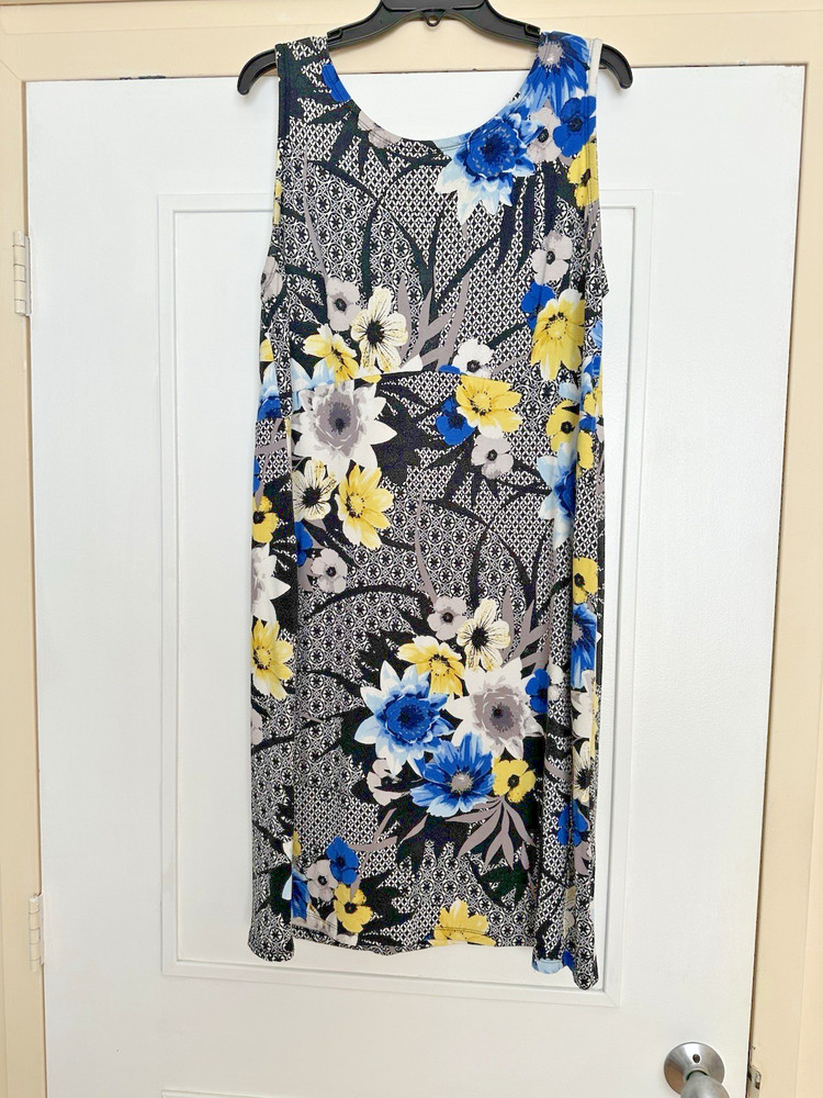 Women&rsquo;s JM Collection Dress rayon/spandex size large sleeveless machine washable