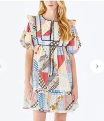 Hunter Bell Retired Patchwork Britton Quilted Cottage Core Dress A