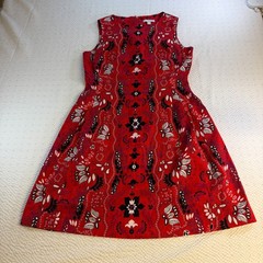 Ava Mendes NY&Co Rounded Neck Sleeveless Floral Dress