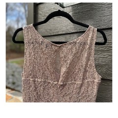 Ignite Evenings New York Lace Sequin Sleeveless Gown Womens 8
