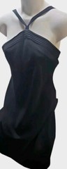 Evan Picone Cocktail Dress Womens Sz 8 Black Sleeveless Strap Brand New