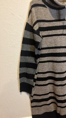 NWT StitchDrop Striped Turtleneck Sweater Dress size Small