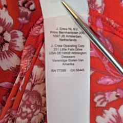 J. Crew NEW Sz 12 Featherweight Red Satin Dress in Poppy Fields 30&rsquo;s Glam #BN148