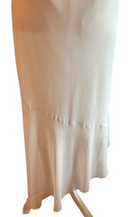 Linea Donatella Semi Sheer Pink Maxi Slip Dress Lace Asymmetrical Hem Fairy XL