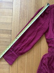 Mila Mae Women&rsquo;s Tiered Long Sleeve Maxi Dress Cranberry/Red Size XS New W/ Tags