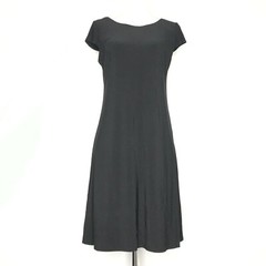 VINTAGE JBS Ltd Womens Dress 10 Black Short Cap Sleeve Pullover Sexy USA