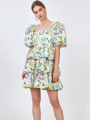 Hunter Bell Porter Dress – Floral Tile Sz 2