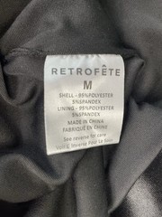 Retrofete Charity Black Satin Halter Corset Maxi Dress Gown NWT Size M *Read*