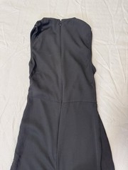 & Other Stories Cut-out Hardware Midi Black Dress In EU 34