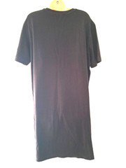 Hush Womens Black Shift Dress Uk 12 Cotton Pocket Side Zips Casual Workwear