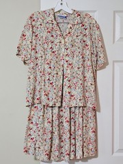 Pendleton separates, size 10, red yellow blue florals, rayon, perfect for summer