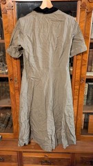 Vintage Gray 1950s or 1940s Dress with Condition Issues Size M