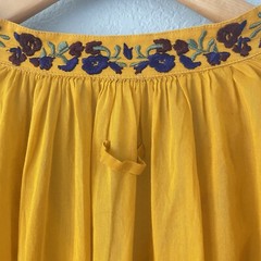 Jean Paul Gaultier Soleil Vintage Embroidered Cover Up Dress Women Size XS Italy