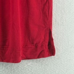 Bobeau Women&rsquo;s Short Sleeve Red V Neck Shift Dress Size Large