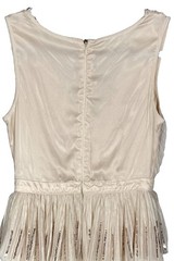 Geode Womens Small Champagne Sequin Tiered Ruffle Maxi Dress Formal Party