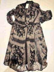 MNG Mango Chiffon Floral Print Maxi Dress SIZES S,M,L