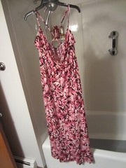 NWT women&rsquo;s sleeveless full length wrap dress Nine Eight New York Size XL
