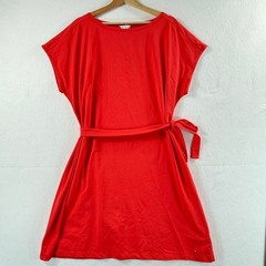 NEW Tommy Hilfiger T-Shirt Dress Womens XXL Coral Mini Preppy Nautical Chic