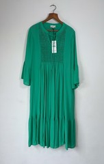 SAHARA BNWT Emerald Green Morrocain Smocked Summer Dress Size 14/16 Sahara 3