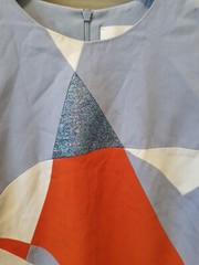 Victoria Victoria Beckham Sleeveless Mini Colourblock Sheath Dress Uk 6 vgc