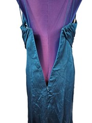 Belsoie by Jasmine Teal Jewel Tone Halter Neck A-Line Gown Size 8 Women&rsquo;s U16