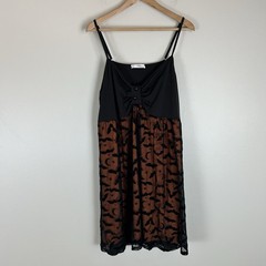 Bats Dress Size XL Pinup Rockabilly Goth Velvet Moon Witchy Halloween Mini Goth