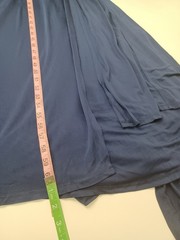 Staud Julius High Slit Gown Size XS Women Open Back Cowl Halter Neck In Navy