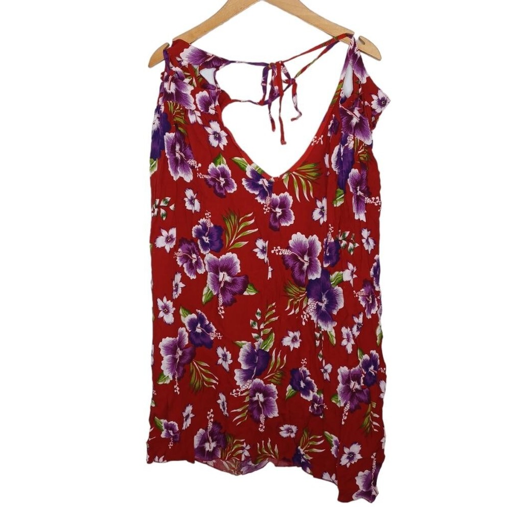 aloha fashion hawaiian dress one size luau colorful Hawaii Short