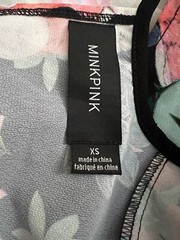 MINKPINK Vintage Old Money Coastal Preppy Mob Quiet Luxury What A Galah Size XS