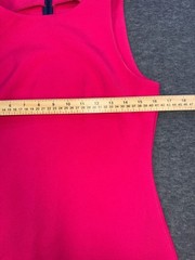 Ellie Kai Pink Sleeveless A-Line Shift Dress with Contrast Back Zipper Size 2