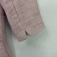 The Fold « Camelot » Dress Pink Italian Milled Tweed UK 12 US 8 Quiet Luxury *Flaw