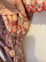 Women’s Red Sea Shells Printed Dress