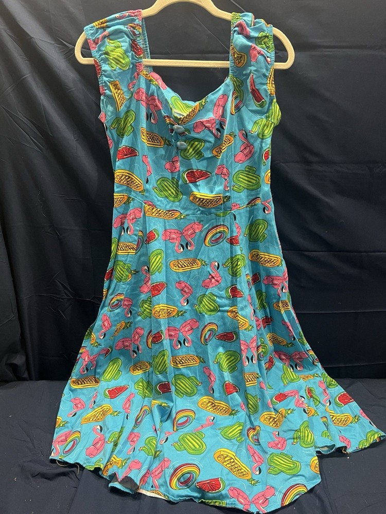 Collectif London Women’s Size U.S. 14 Pool Floats Swing Dress