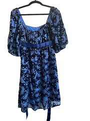 Fantasy Blue Corpse Bride Tim Burton Dress