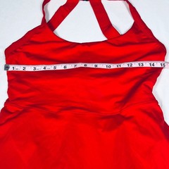 Halara SoftlyZero™ Airy Backless Twisted Active Dress Easy Peezy Red Size Large