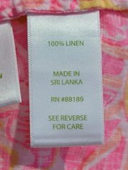 Lilly Pulitzer Tunic Dress Small Linen Sarasota Pink Pout More Kinis Keys NWT