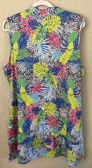 EMERALD 18 Womens Sleeveless Half Zip Activewear Golf Dress Pockets sz XL