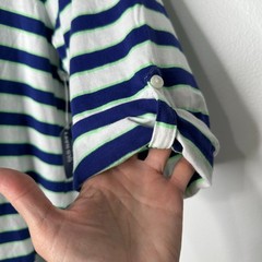 New Old Navy Shift Striped Dress Womens 2XL White Blue Cotton Blend Nautical