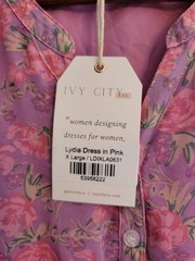 Ivy City Co Lydia Dress in Pink XL NWT Floral long sleeve sundress cottagecore