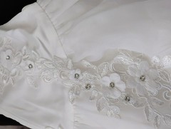 BLITHE LA Women&rsquo;s Short Formal Wedding or Prom Dress Size Large NEW Satin Tulle