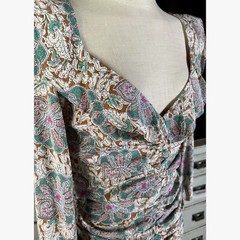 NWT New $698 Veronica Beard Agatha Silk Floral Mini Dress 8