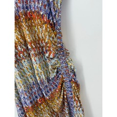 Daily Practice by Anthropologie Treasure Ruched Abstract Print Midi Dress 2X